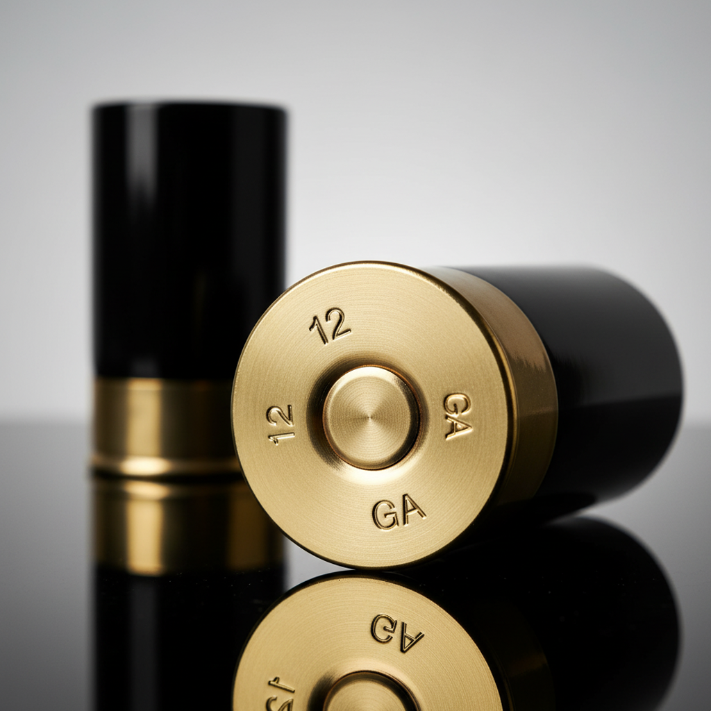 4 verres à liqueur en forme de balle de fusil de chasse  - NOIR