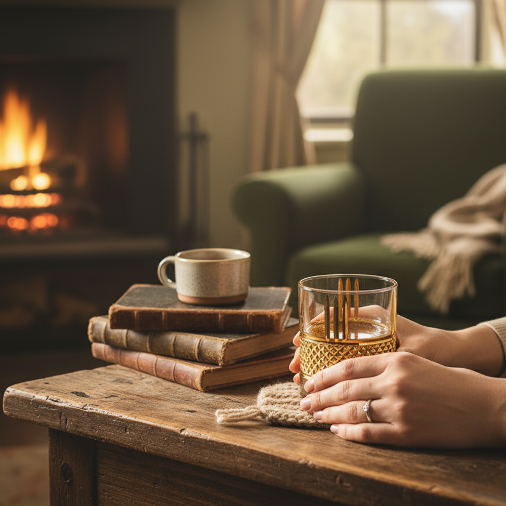 Verre à whisky - Doré