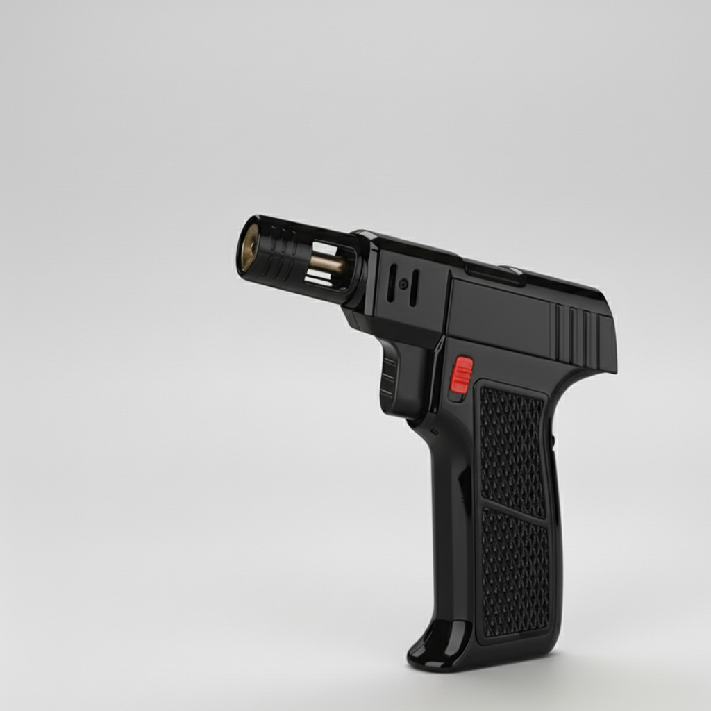 Briquet à gaz pistolet - NOIR