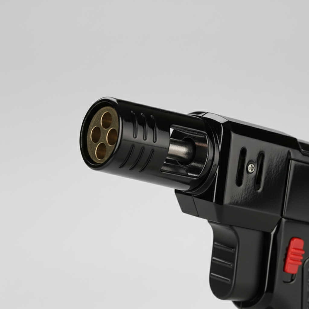 Briquet à gaz pistolet - NOIR