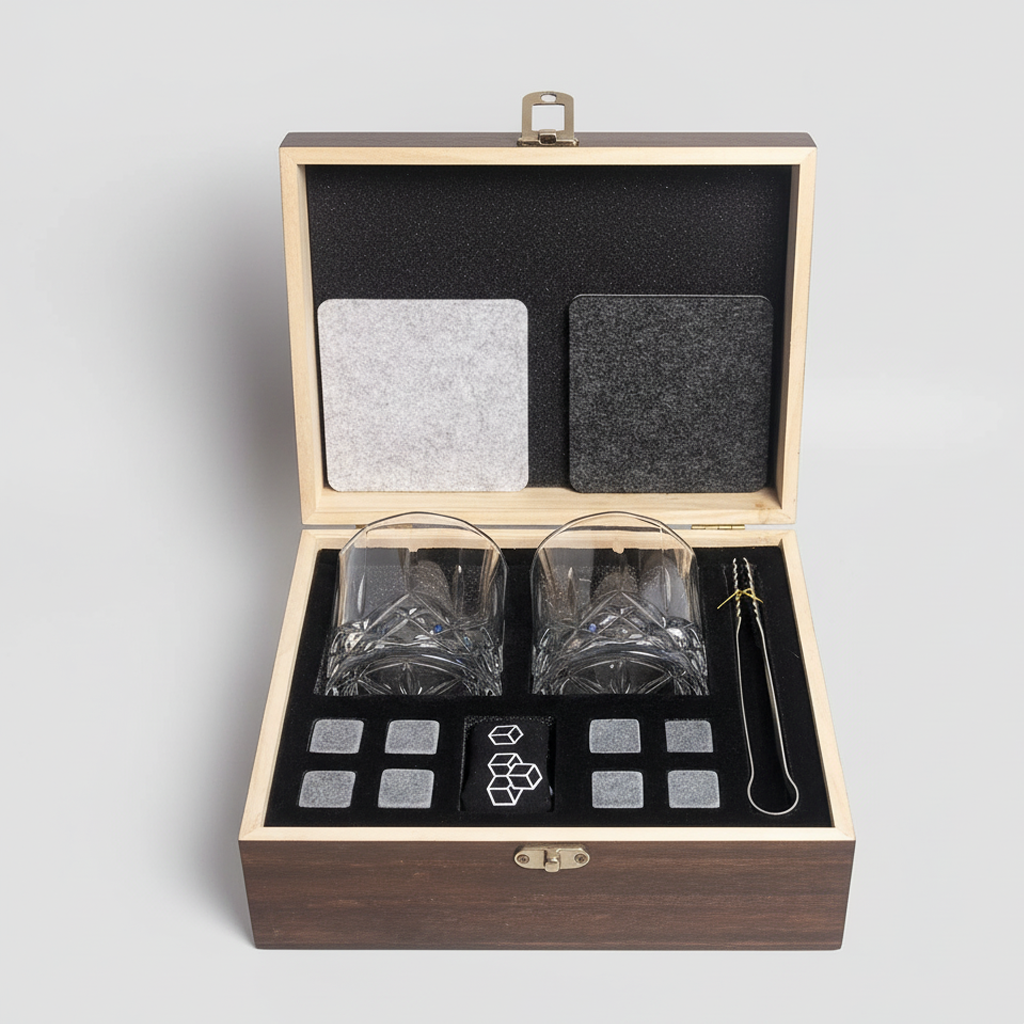 Coffret cadeau avec verre à whisky - ALAIN