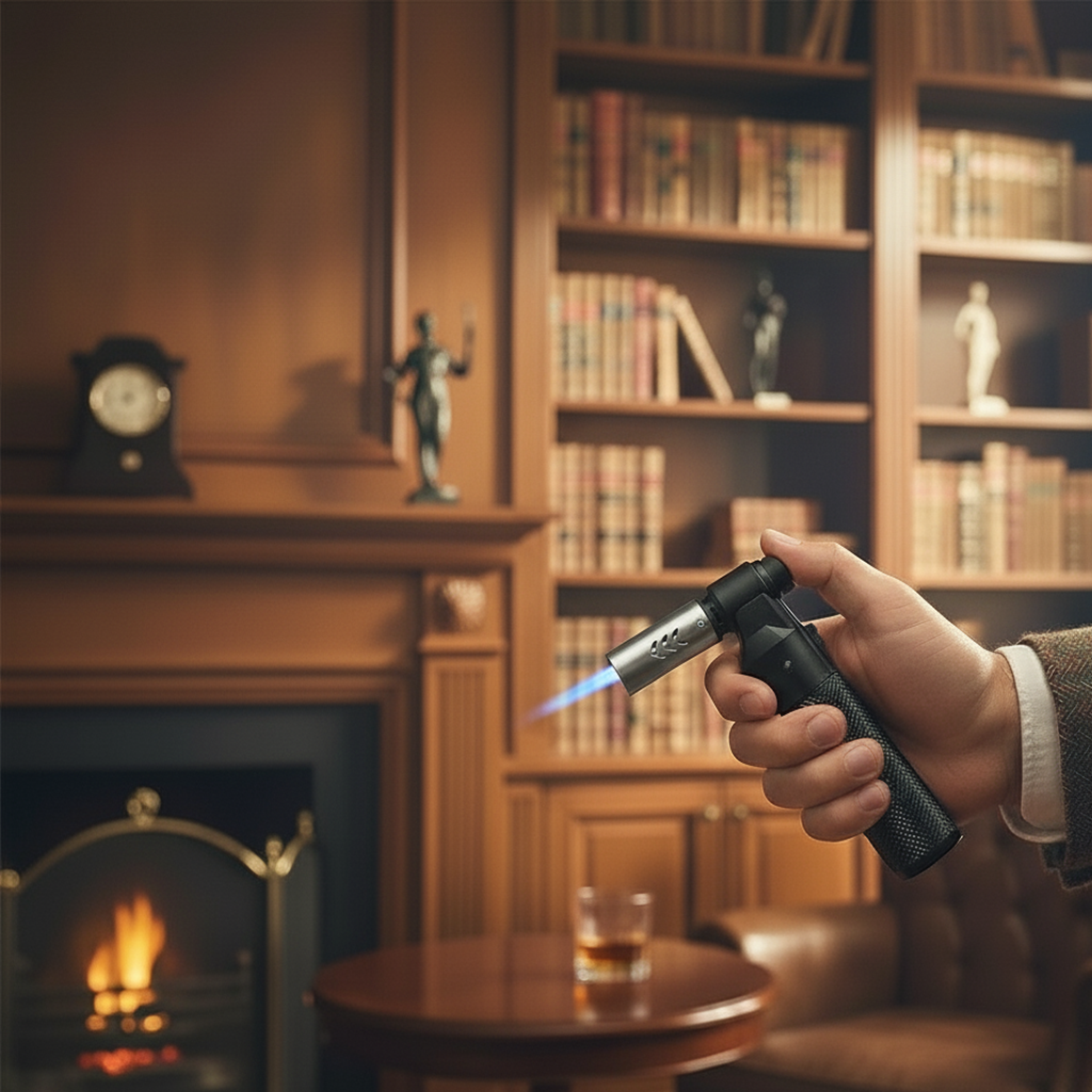 Briquet à gaz - ARGENT