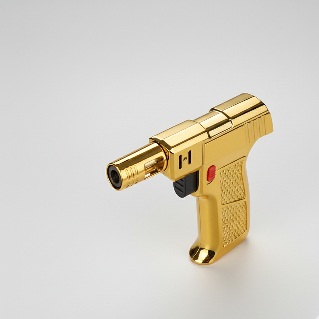 Briquet à gaz pistolet - OR