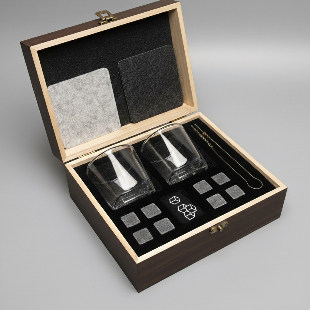 Coffret cadeau avec verre à whisky - FRANCOIS