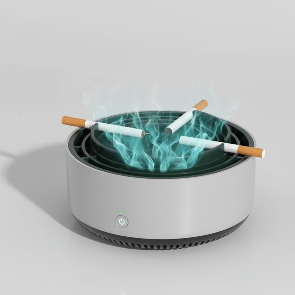 Cendrier purificateur d'air