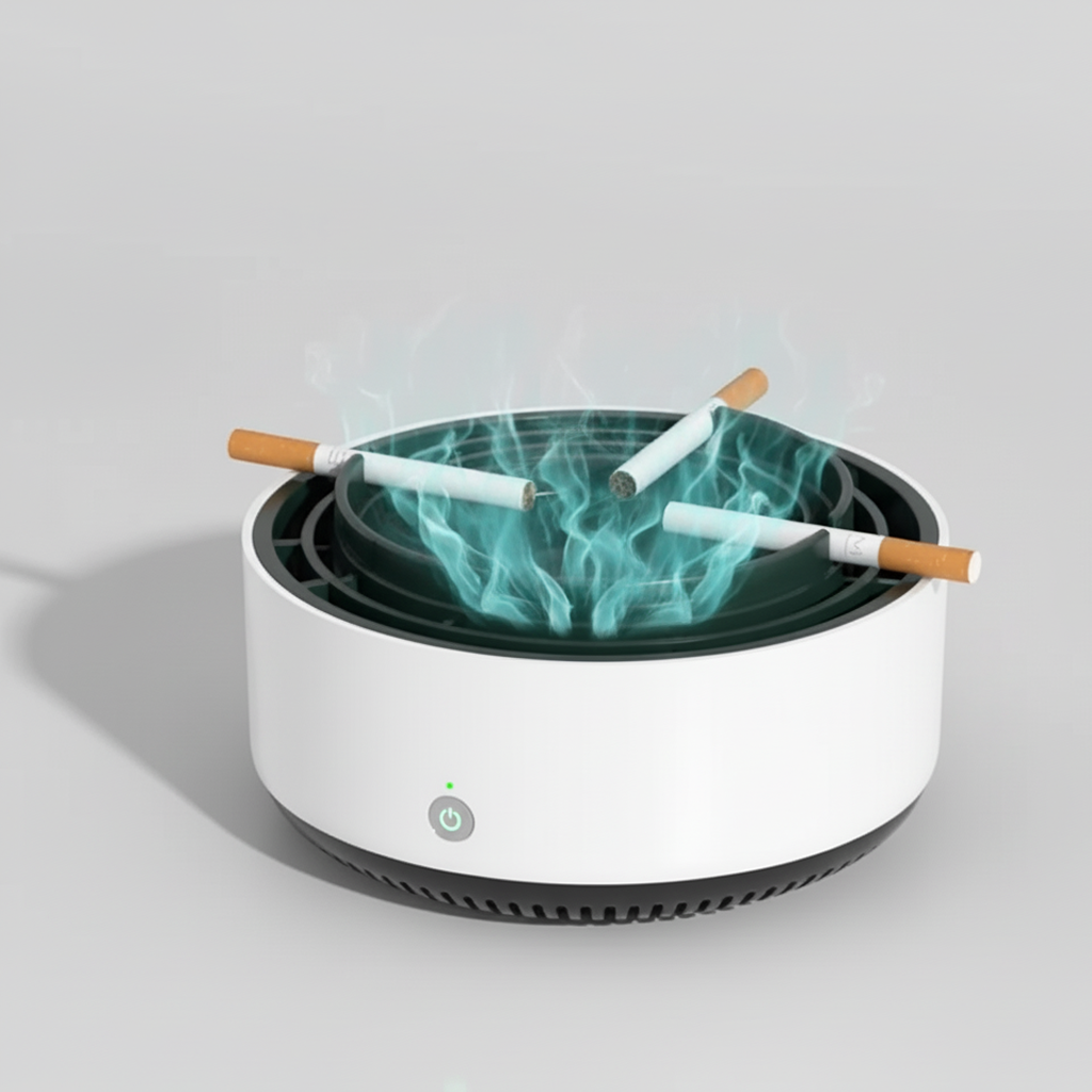 Cendrier purificateur d'air
