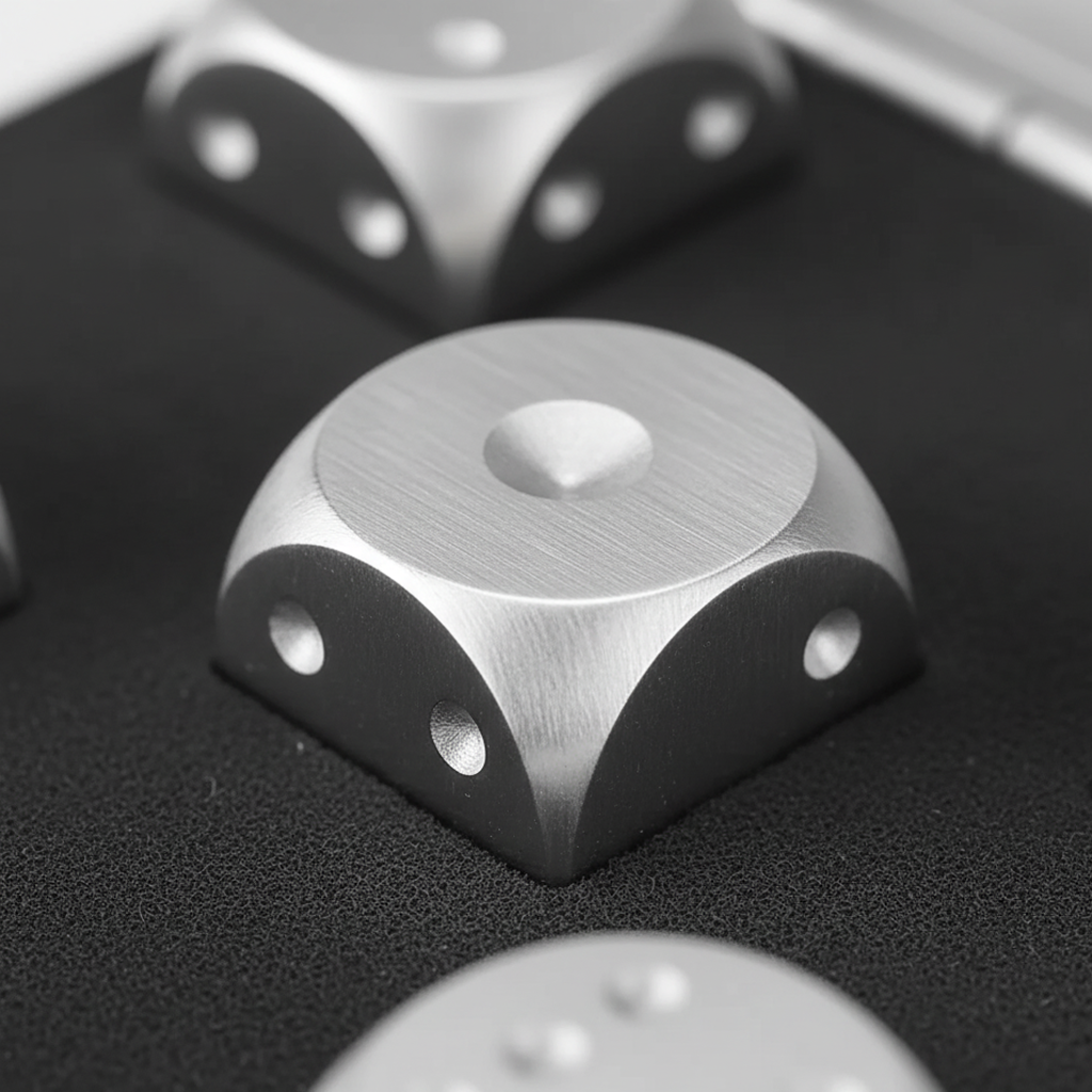 Pierres à whisky réutilisables en acier inoxydable - DÉ ARGENT