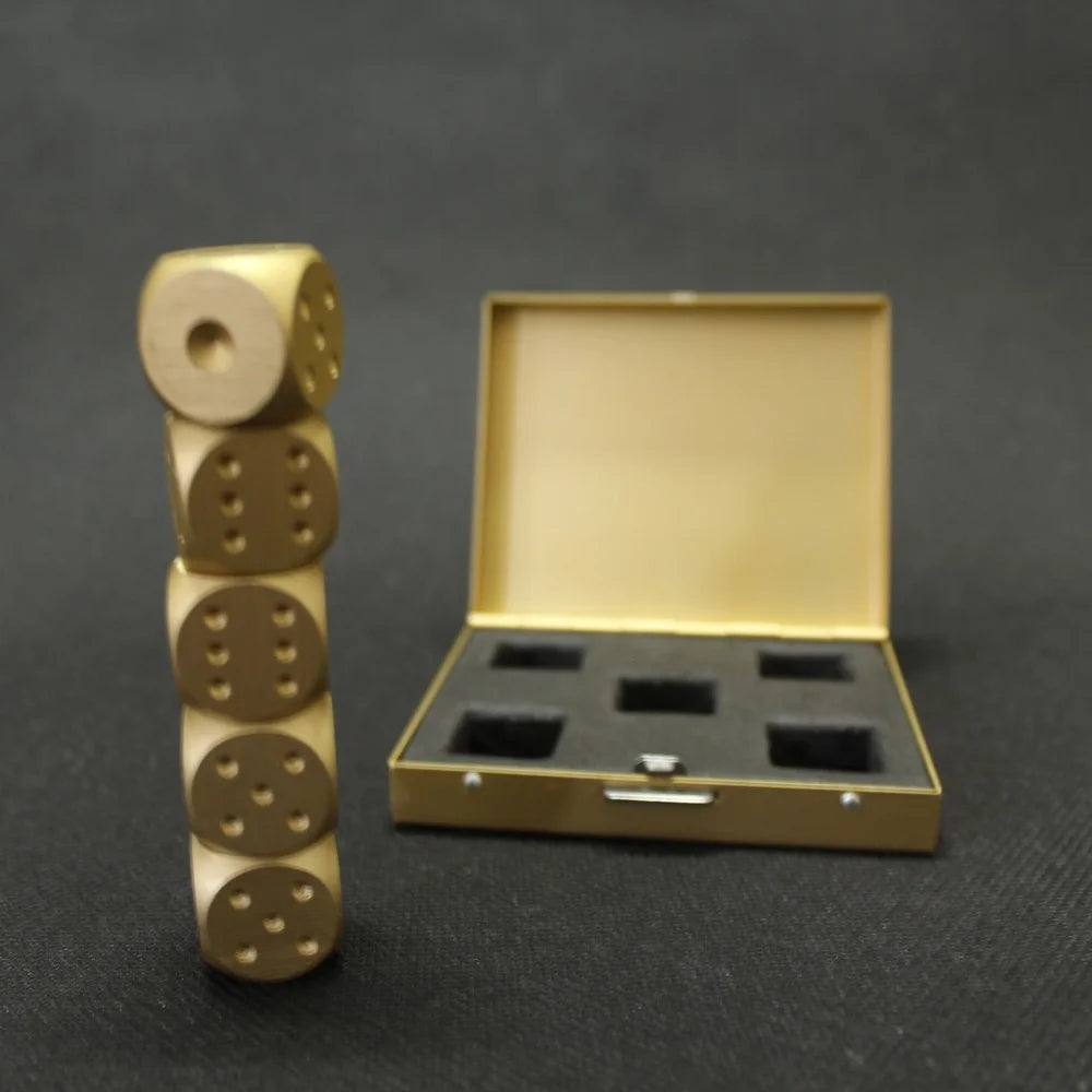 Pierres à whisky réutilisables en acier inoxydable - DÉ OR